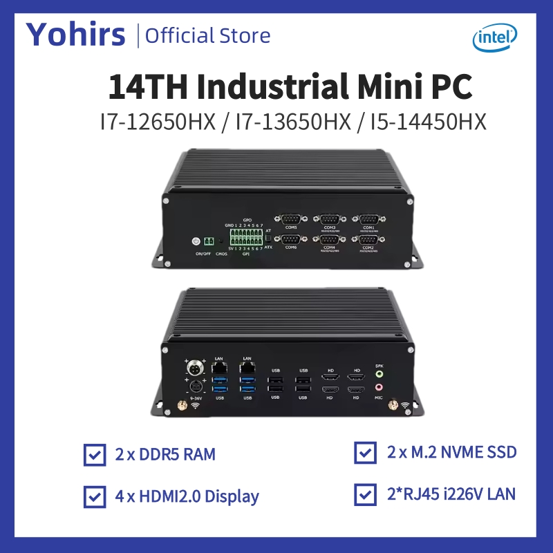 14. Industrie-Mini-PC i5-14450 – Fanless Industrial Pc Rs485 Core I7 Bewertung und Preis