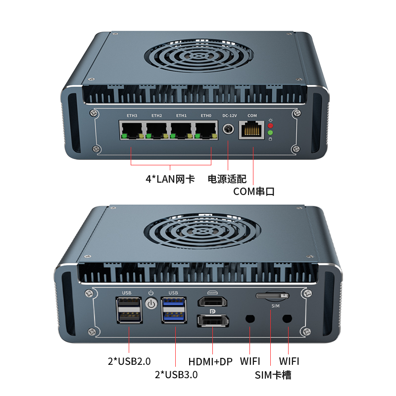 2.5G Fan Mini-PC-Router 13620H – Pfsense Firewall Router 2.5G 4 I226 Bewertung und Preis